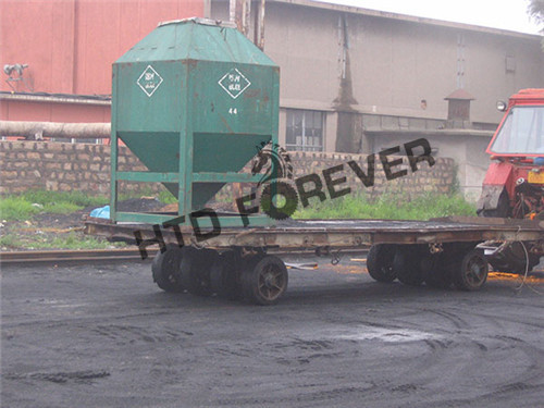 钢铁水包运输车实心轮胎