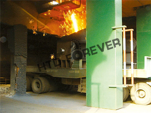 钢铁水包运输车实心轮胎